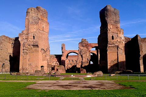 citytrip rome Thermen van Caracalla